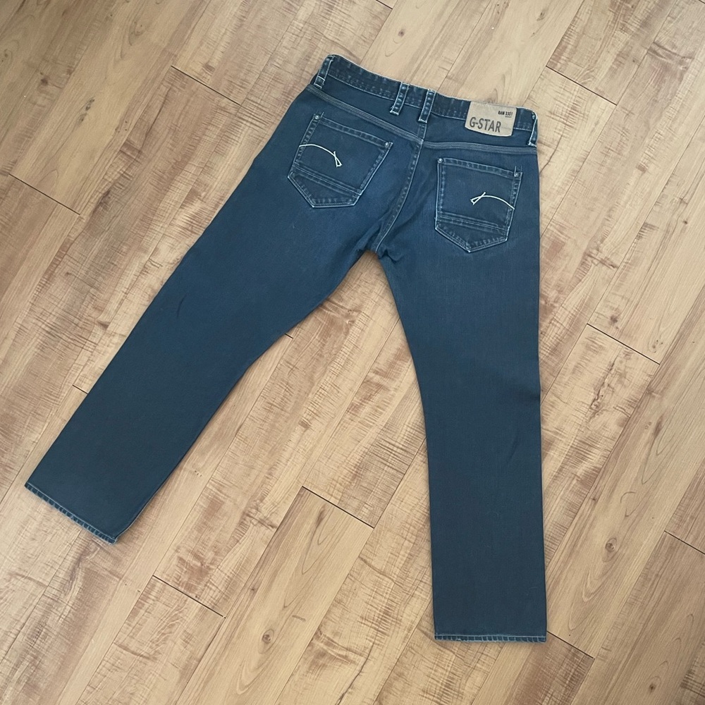 G-Star Men's Dark Blue Straight Jeans 32W 30L